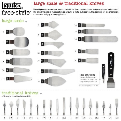 Liquitex 119901 Professional Freestyle Small Painting Knife No. 1