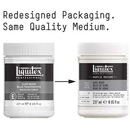Liquitex Professional Glass Beads Effects Medium, 8-oz