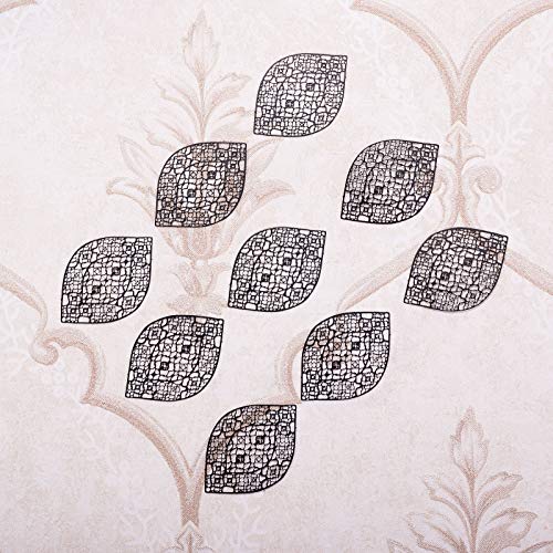 Airssory 100 Pcs Stainless Steel Black Leaf Shape Filigree Hollow ...