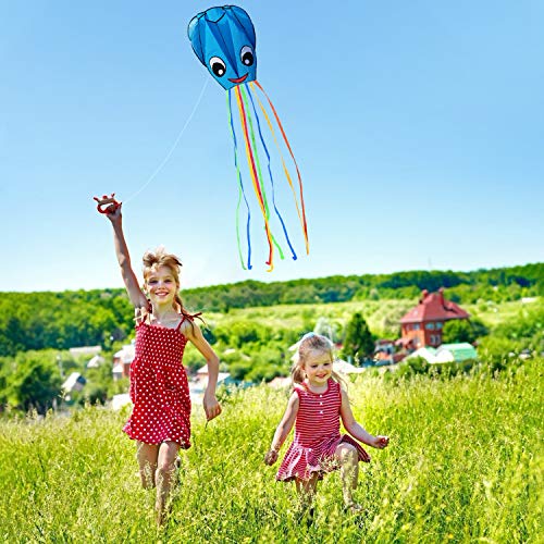 Listenman 2-Pack New Upgraded Smiley Large Octopus Kites, Easy to ...