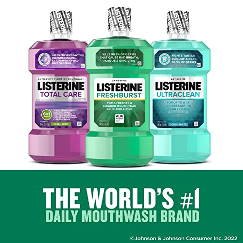 Listerine - 8679 Freshburst Antiseptic Mouthwash with Germ-Killing...
