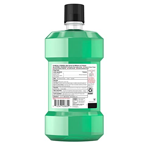 Listerine - 8679 Freshburst Antiseptic Mouthwash with Germ-Killing...