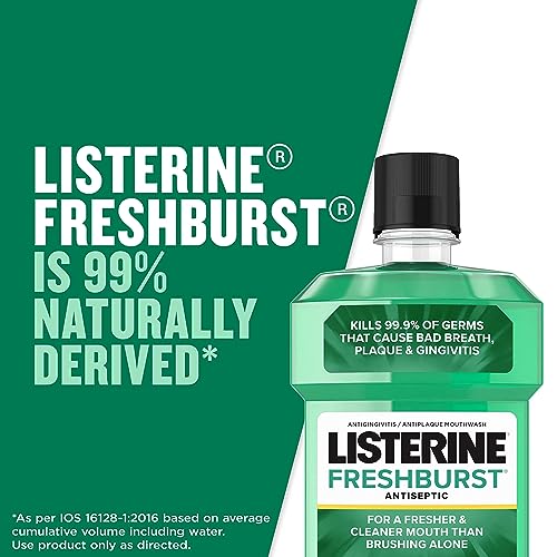 Listerine Freshburst Antiseptic Mouthwash with Germ-Killing Oral C...