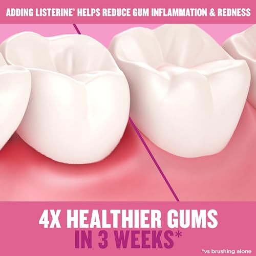 Listerine Gum Therapy Antiplaque & Anti-Gingivitis Mouthwash, Oral...
