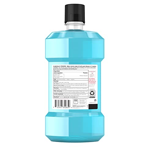 Listerine Gum Therapy Antiplaque & Anti-Gingivitis Mouthwash, Oral...