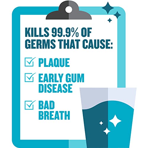 Listerine Mouthwash, Antiseptic, Antibacterial, Bad Breath Treatme...