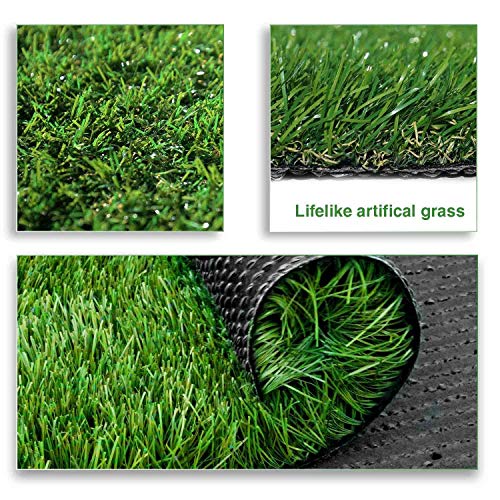 LITA 7ft x 13ft Realistic Deluxe Artificial Grass Synthetic Thick ...