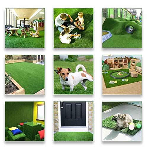 LITA 7ft x 13ft Realistic Deluxe Artificial Grass Synthetic Thick ...