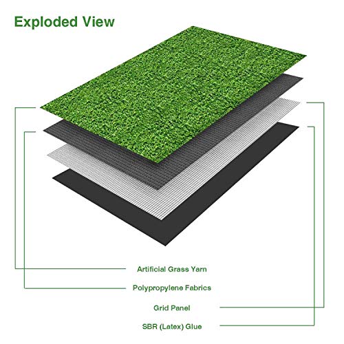 LITA Premium Artificial Grass 28 in x 40 in 7.7 Square FT Realis...