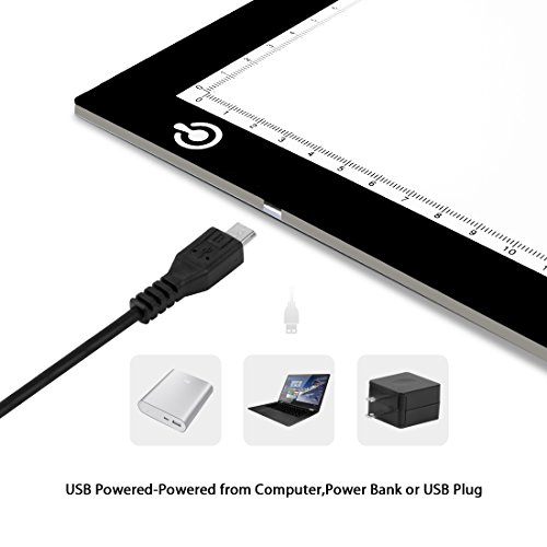 LITENERGY Portable A4 Tracing LED Copy Board Light Box, Ultra-Thin...