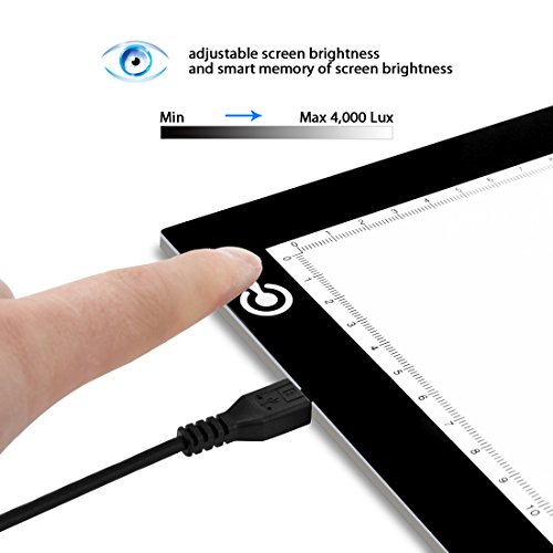 LITENERGY Portable A4 Tracing LED Copy Board Light Box, Ultra-Thin...