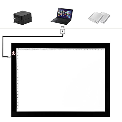 LITENERGY Portable A4 Tracing LED Copy Board Light Box, Ultra-Thin...