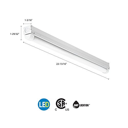 Lithonia Lighting CMNS L23 1LL 840 LED Striplight, 4000K, 12 watts...