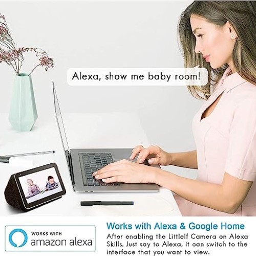 Indoor Camera, Cameras for Home Security with Night Vision, Pet Ca...