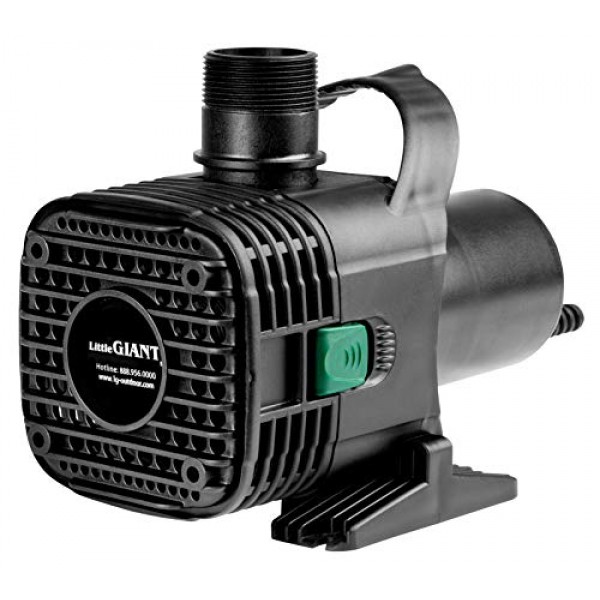 Little Giant F30-4000 566726 Wet Rotor Pump with 20-Feet Cord, 400...