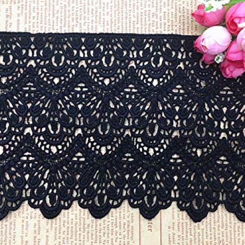 14CM Width Europe Long Pattern Inelastic Embroidery Lace Trim,Curt...