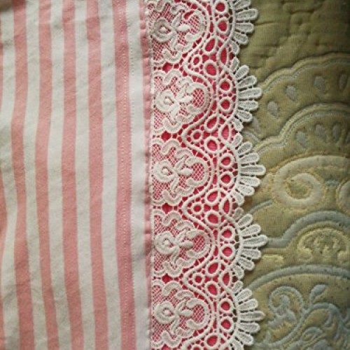9CM Width Europe Crown Pattern Inelastic Embroidery Lace Trim,Curt...