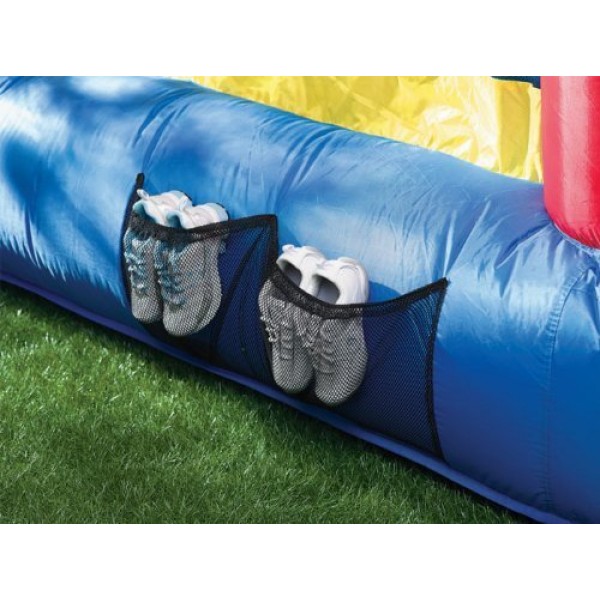 Little Tikes Jump n Slide Bouncer with Arched Canopy Overhead Cov...
