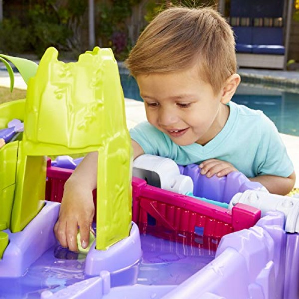Little Tikes Mermaid Island Wavemaker Water Table with Five Unique...
