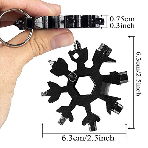 Snowflake Multitool Screwdriver,18-in-1,Stainless steel material,f...