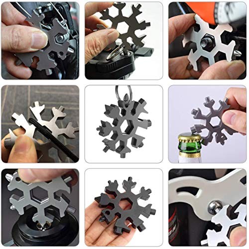 Snowflake Multitool Screwdriver,18-in-1,Stainless steel material,f...