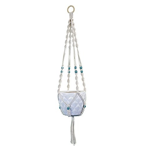 Livalaya Macrame Plant Hanger Hanging Planter - Indoor Outdoor Mac...