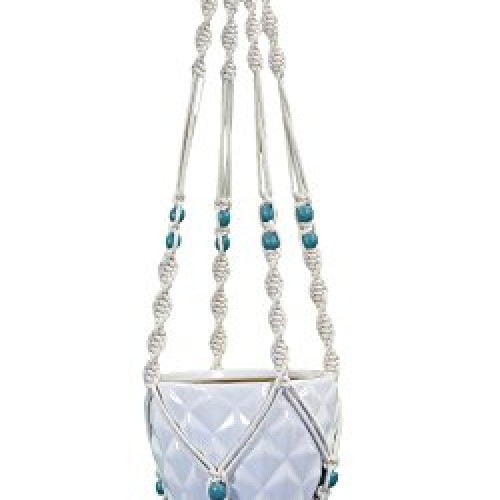 Livalaya Macrame Plant Hanger Hanging Planter - Indoor Outdoor Mac...