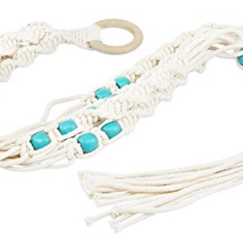 Livalaya Macrame Plant Hanger Hanging Planter - Indoor Outdoor Mac...