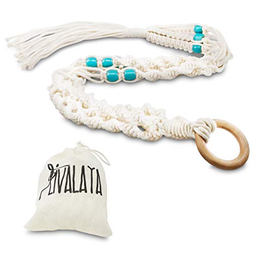 Livalaya Macrame Plant Hanger Hanging Planter - Indoor Outdoor Mac...