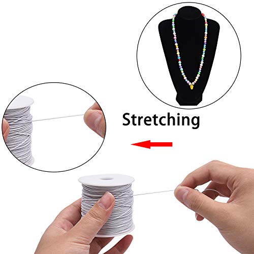Livder 0.8 mm Elastic String Cord Thread Cords for Jewelry Making ...