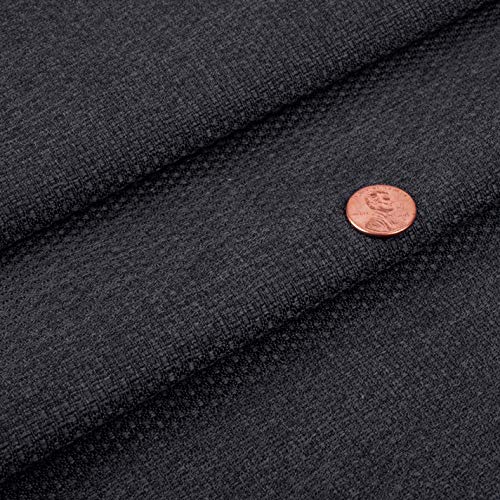 55 Wide Heavyweight Solid Faux Linen Upholstery Drapery Fabric Pe...