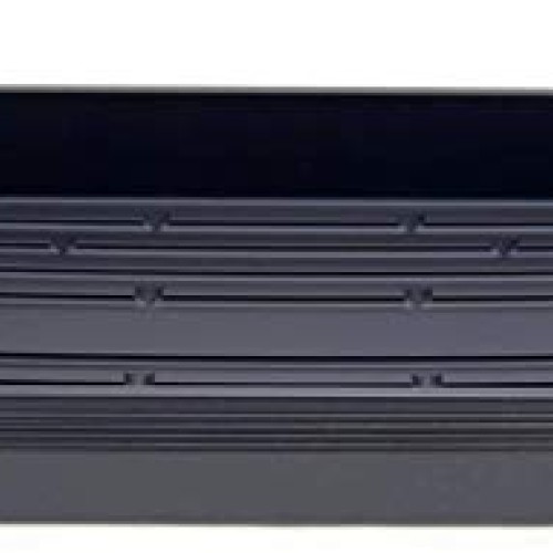 5 Pack of Durable Black Plastic Growing Trays Without Drain Holes...