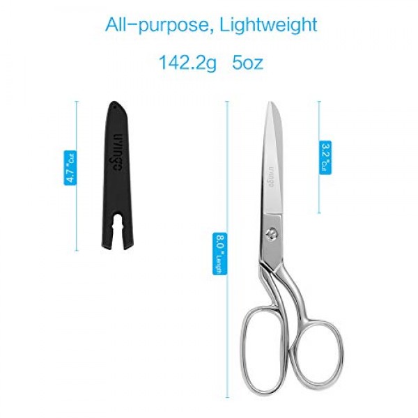 Ezthings Heavy Duty 10.5 inch Scissors for Cutting Fabric, Leather, and Raw Materials (10.5 inch Silver)