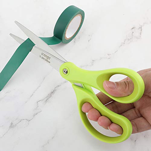 LIVINGO 8 Titanium Non-Stick Sewing Fabric Scissors, Professional...