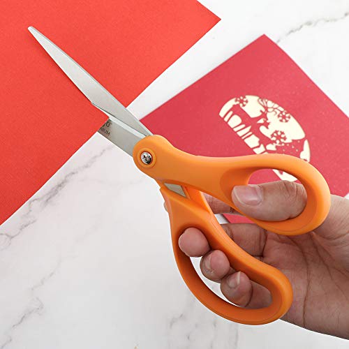 LIVINGO 8 Titanium Non-Stick Sewing Fabric Scissors, Professional...