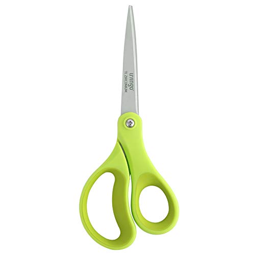 LIVINGO 8 Titanium Non-Stick Sewing Fabric Scissors, Professional...