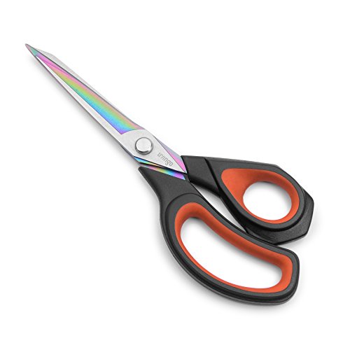 LIVINGO Premium Tailor Scissors Heavy Duty Multi-Purpose Titanium ...