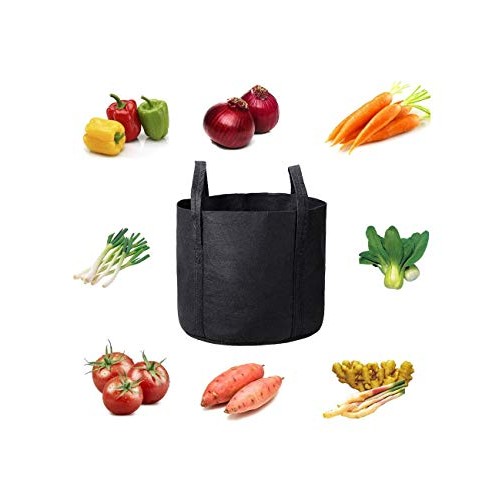 2 Pack 15 Gallon Potato Grow Bags, Breathable Garden Growing Bag w...