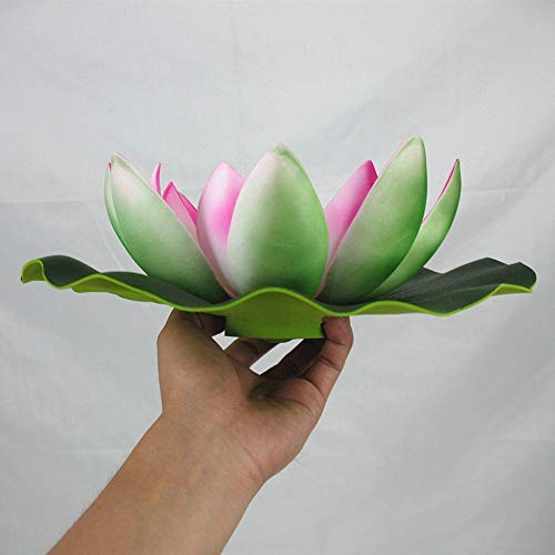 Solar Floating Light Beautiful Vibrant Colorful Lotus Flower Pond ...