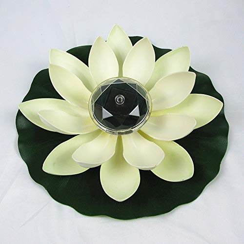 Solar Floating Light Beautiful Vibrant Colorful Lotus Flower Pond ...