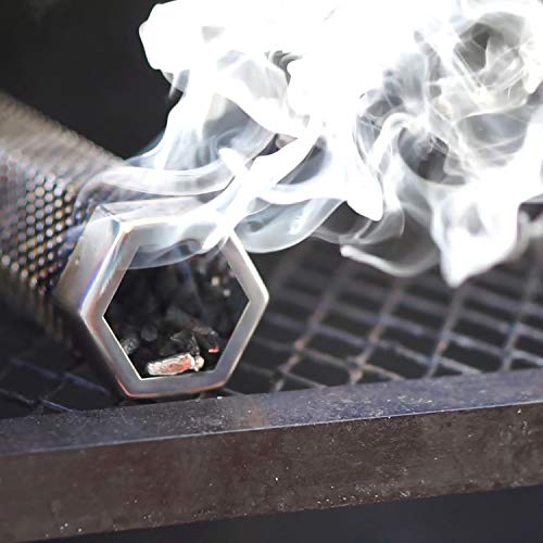 LIZZQ Premium Pellet Smoker Tube 12 inches - 5 Hours of Billowing ...