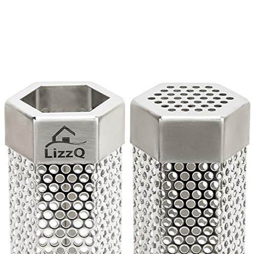 LIZZQ Premium Pellet Smoker Tube 12 inches - 5 Hours of Billowing ...