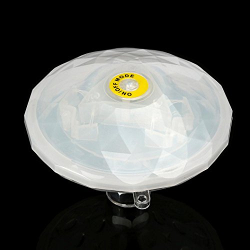 LKLK Floating Underwater Light RGB Submersible LED Disco Light Glo...