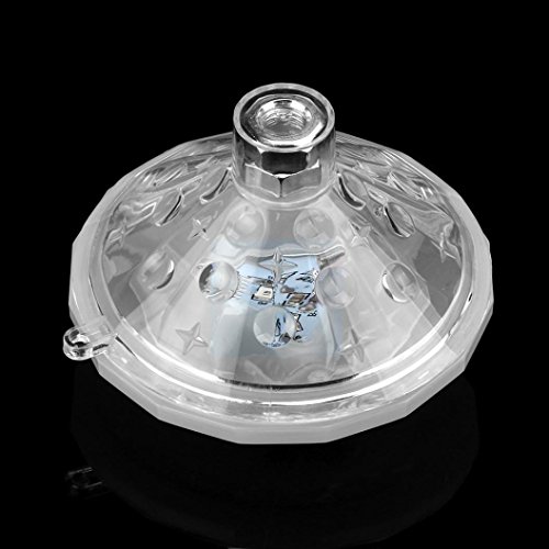 LKLK Floating Underwater Light RGB Submersible LED Disco Light Glo...