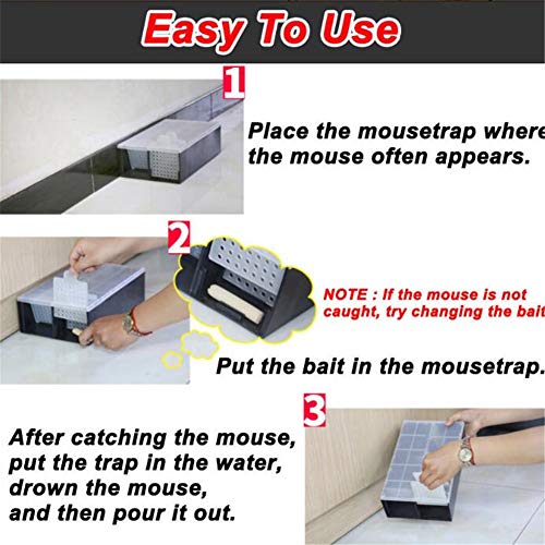 Household Mouse Trap Automatic Continuous Mousetrap Reusable Catch...