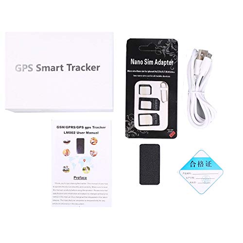 LMHOME Mini GPS Tracker, Anti-Theft GPS, Portable Positioning Arti...