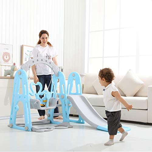 Toddler Climber and Swing Set, 6 in 1 Kids Slide Swing and Climber...