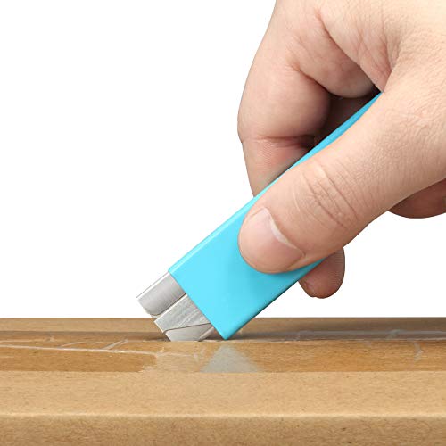 Lnchett Box Cutter, 12 Piece Retractable Cardboard Cutter for Pack...
