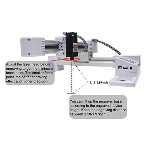laser engraving machine Laser Engraver Printer Off-line 3000mW Upg...