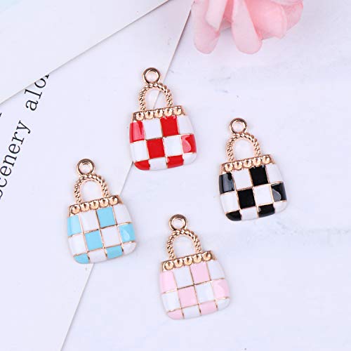 80Pcs Mixed Fashion Purse Charm Pendant for Jewelry Making Craft B...